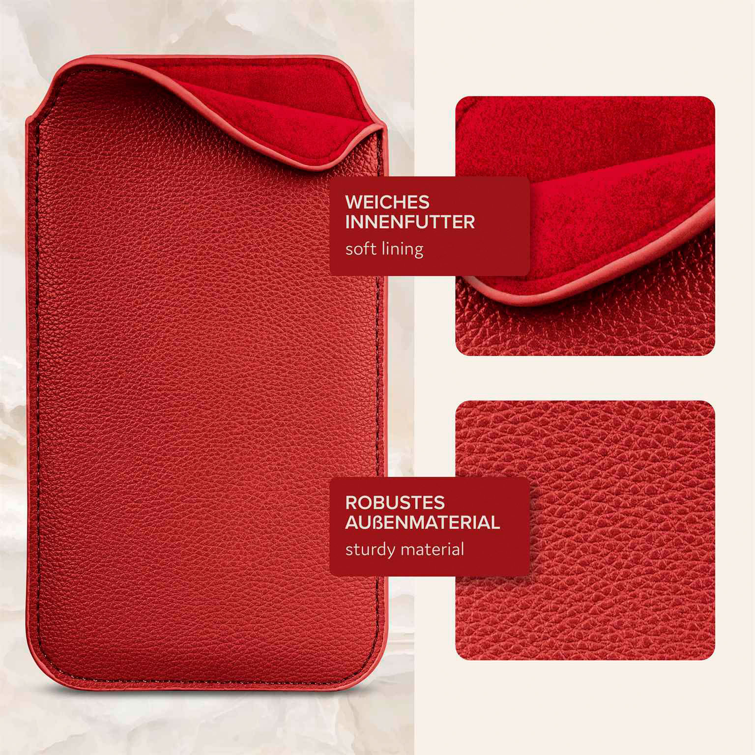 ONEFLOW Liberty Bag Huawei Mate 50 Pro Sleeve Einsteckhülle – Weiteres Produktbild 5