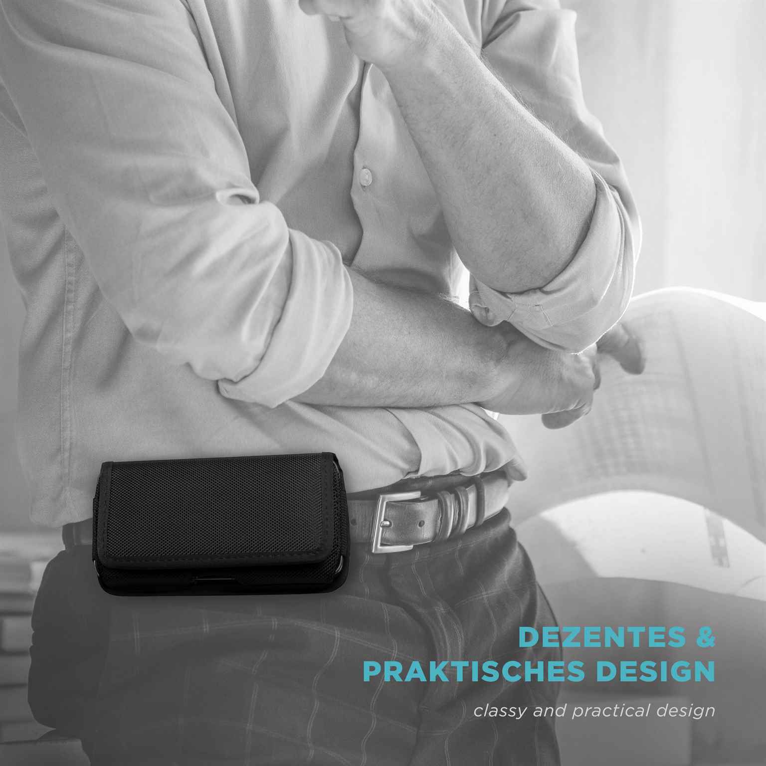 moex Mesh Case OnePlus 7 Handy Gürteltasche quer – Weiteres Produktbild 3