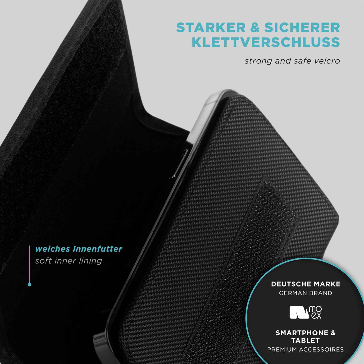 moex Mesh Case Samsung Galaxy Grand Prime Handy Gürteltasche quer – Weiteres Produktbild 1