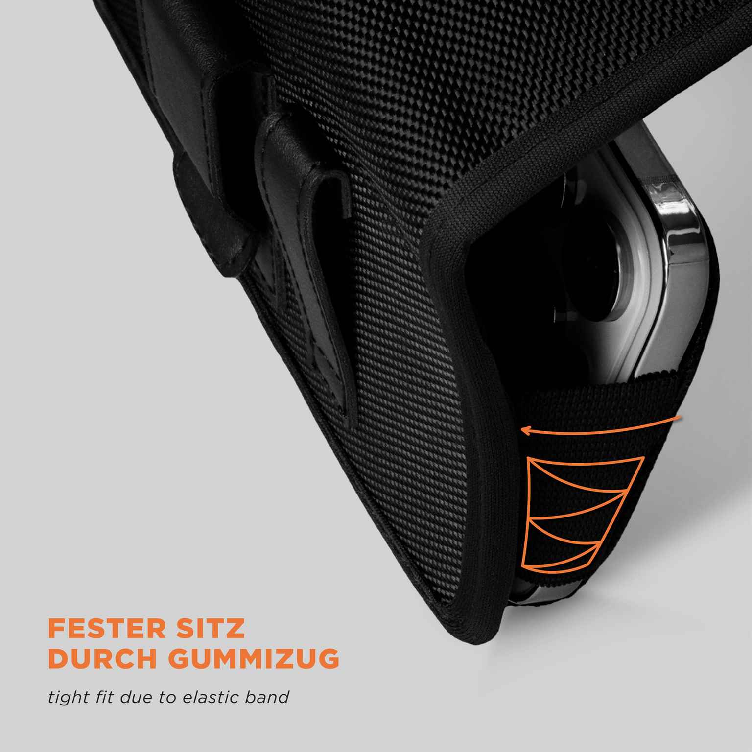 moex Mesh Case Samsung Galaxy Grand Prime Handy Gürteltasche quer – Weiteres Produktbild 2