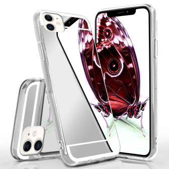 moex Mirror Case iPhone 12 Spiegelhülle – Silber