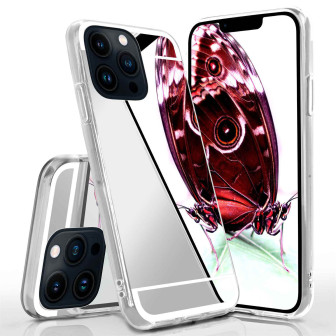 moex Mirror Case iPhone 13 Pro Spiegelhülle – Silber