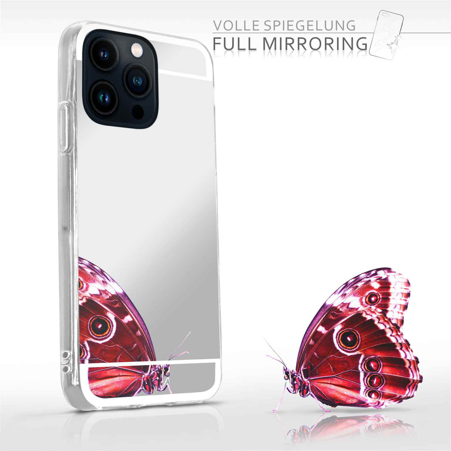 moex Mirror Case iPhone 13 Pro Spiegelhülle – Weiteres Produktbild 4 moex Mirror Case iPhone 13 Pro Spiegelhülle – Weiteres Produktbild 4
