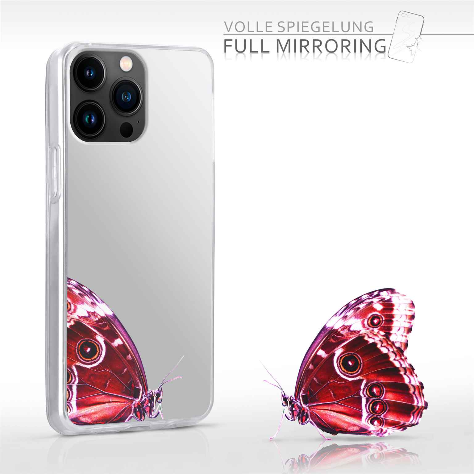 moex Mirror Case iPhone 15 Pro Max Spiegelhülle – Weiteres Produktbild 4 moex Mirror Case iPhone 15 Pro Max Spiegelhülle – Weiteres Produktbild 4