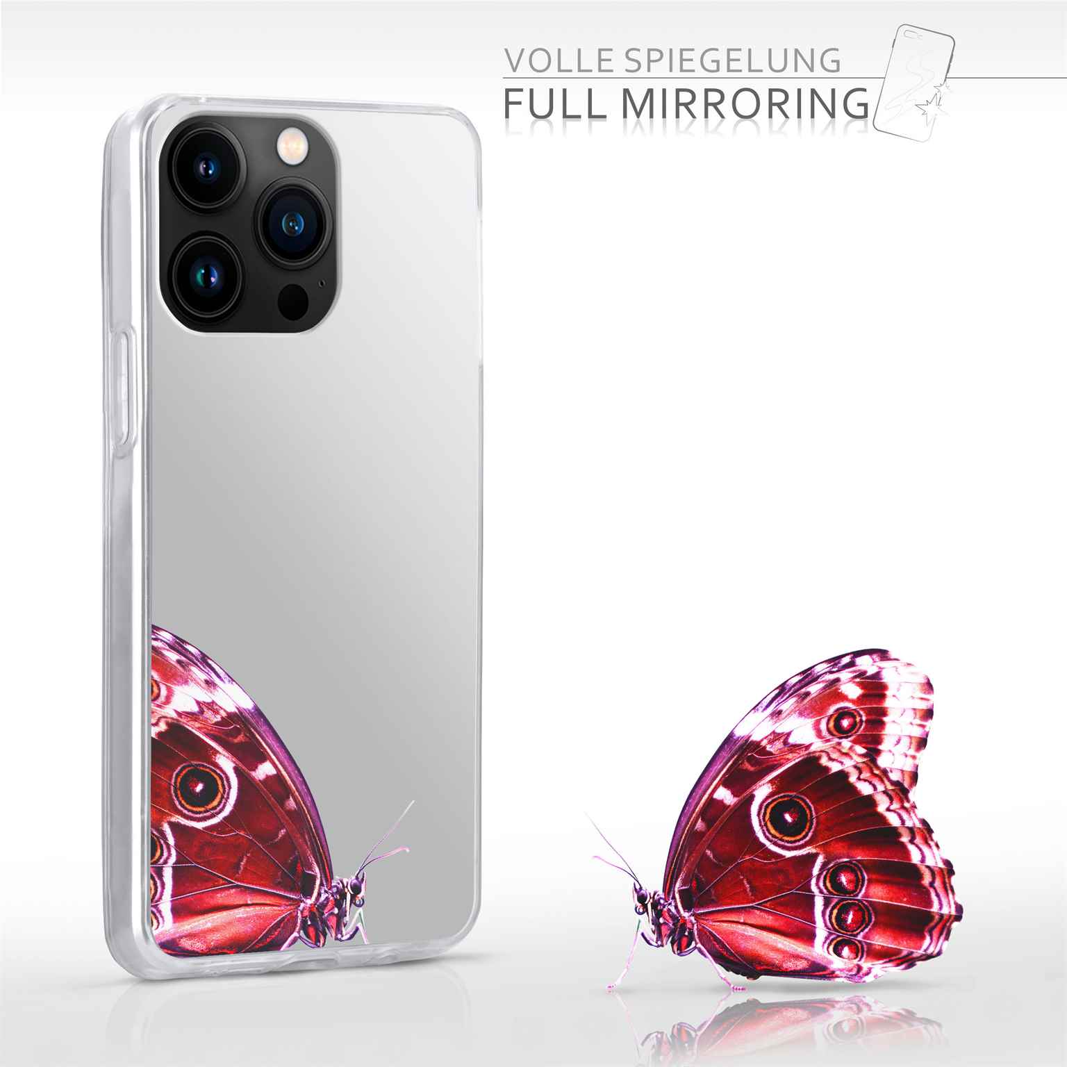 moex Mirror Case iPhone 15 Pro Spiegelhülle – Weiteres Produktbild 4 moex Mirror Case iPhone 15 Pro Spiegelhülle – Weiteres Produktbild 4