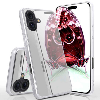 moex Mirror Case iPhone 16 Plus Spiegelhülle – Silber moex Mirror Case iPhone 16 Plus Spiegelhülle – Silber