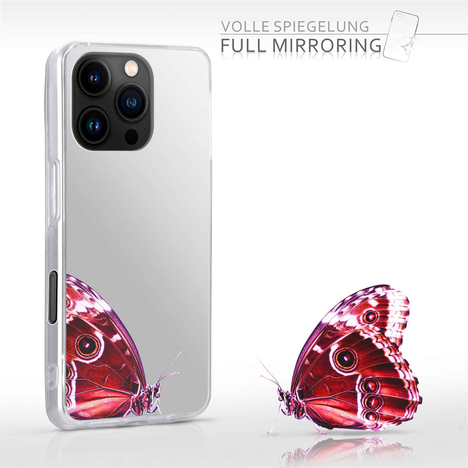 moex Mirror Case iPhone 16 Pro Spiegelhülle – Weiteres Produktbild 4 moex Mirror Case iPhone 16 Pro Spiegelhülle – Weiteres Produktbild 4