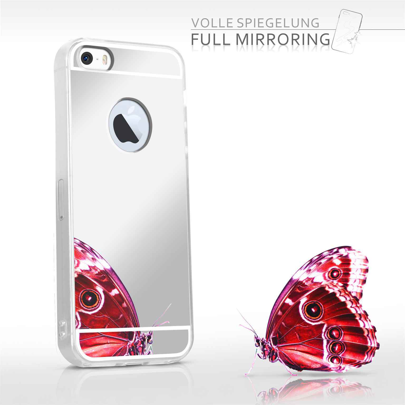 moex Mirror Case iPhone 5s Spiegelhülle – Weiteres Produktbild 4 moex Mirror Case iPhone 5s Spiegelhülle – Weiteres Produktbild 4