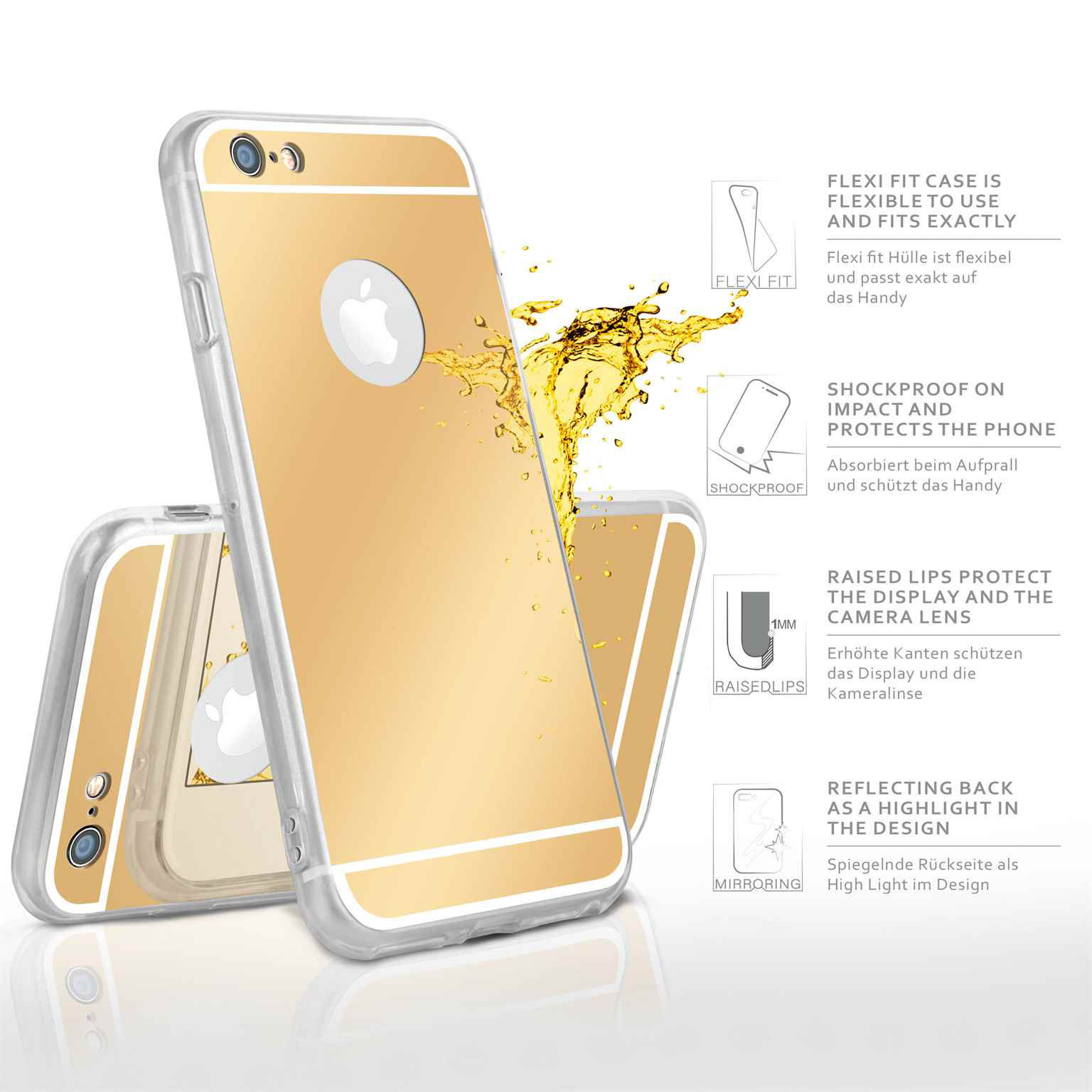 moex Mirror Case iPhone 6 Spiegelhülle – Weiteres Produktbild 2 moex Mirror Case iPhone 6 Spiegelhülle – Weiteres Produktbild 2