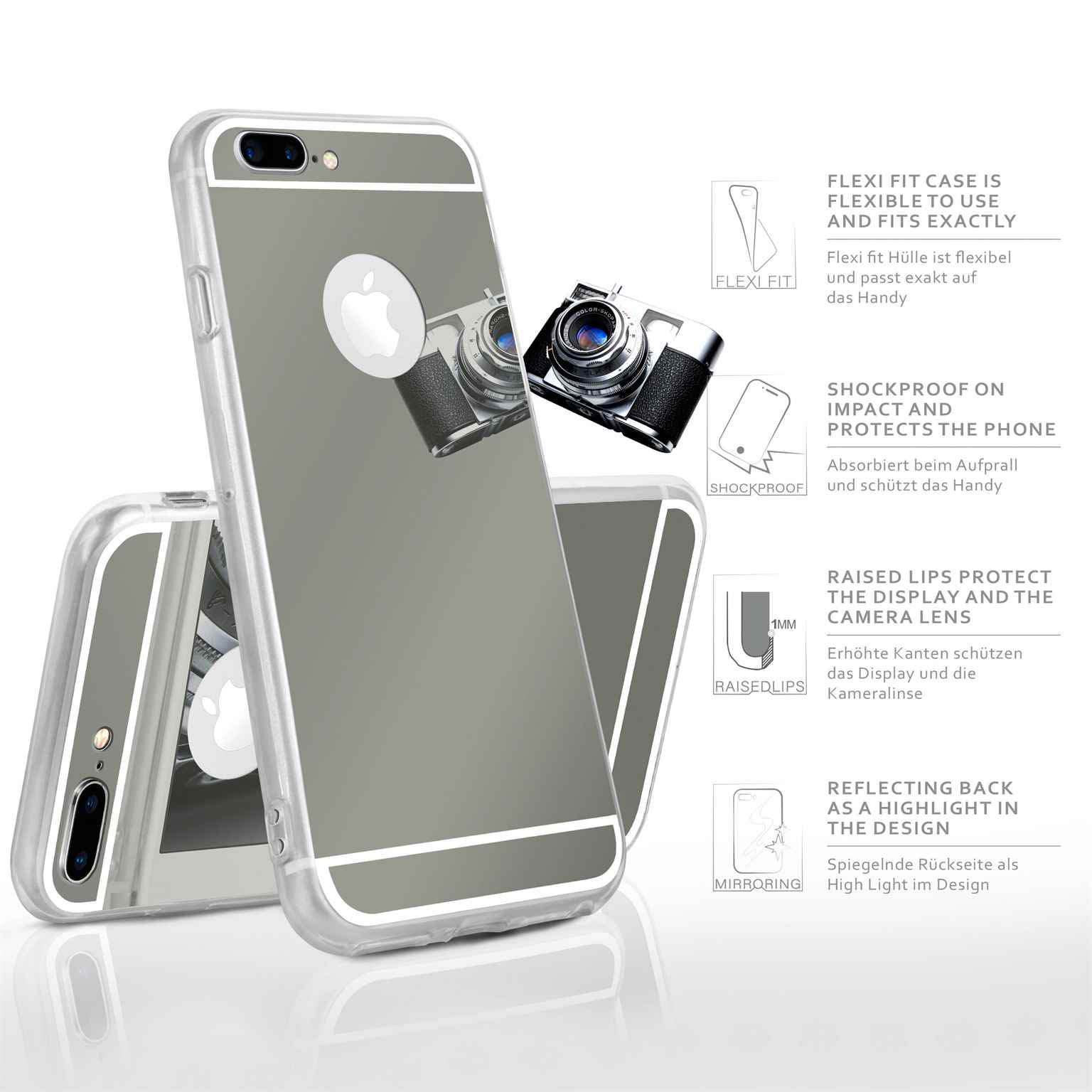 moex Mirror Case iPhone 7 Plus Spiegelhülle – Weiteres Produktbild 2