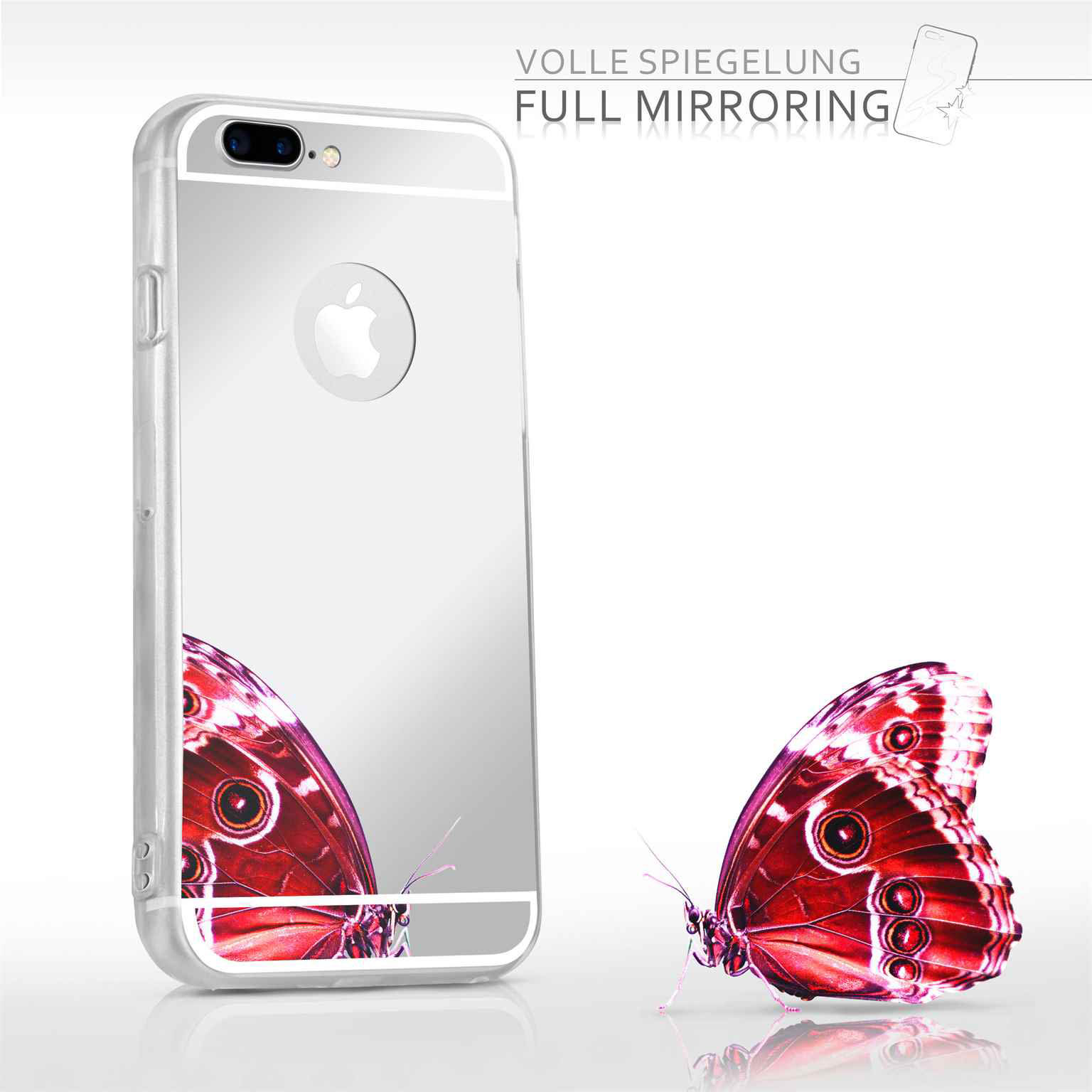 moex Mirror Case iPhone 8 Plus Spiegelhülle – Weiteres Produktbild 4