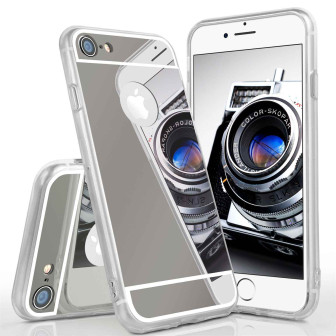 moex Mirror Case iPhone 8 Spiegelhülle – Platin-Schwarz moex Mirror Case iPhone 8 Spiegelhülle – Platin-Schwarz