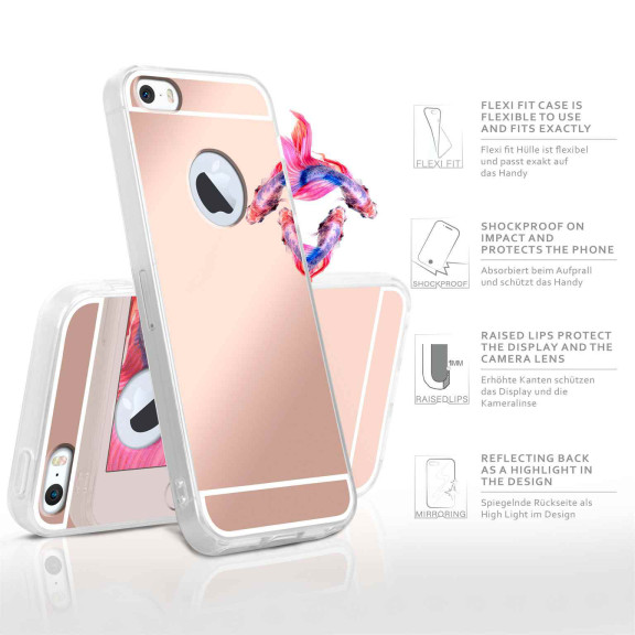 moex Mirror Case iPhone SE (2016) Spiegelhülle – Weiteres Produktbild 2