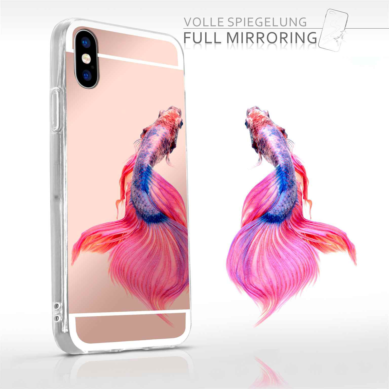 moex Mirror Case iPhone X Spiegelhülle – Weiteres Produktbild 4 moex Mirror Case iPhone X Spiegelhülle – Weiteres Produktbild 4