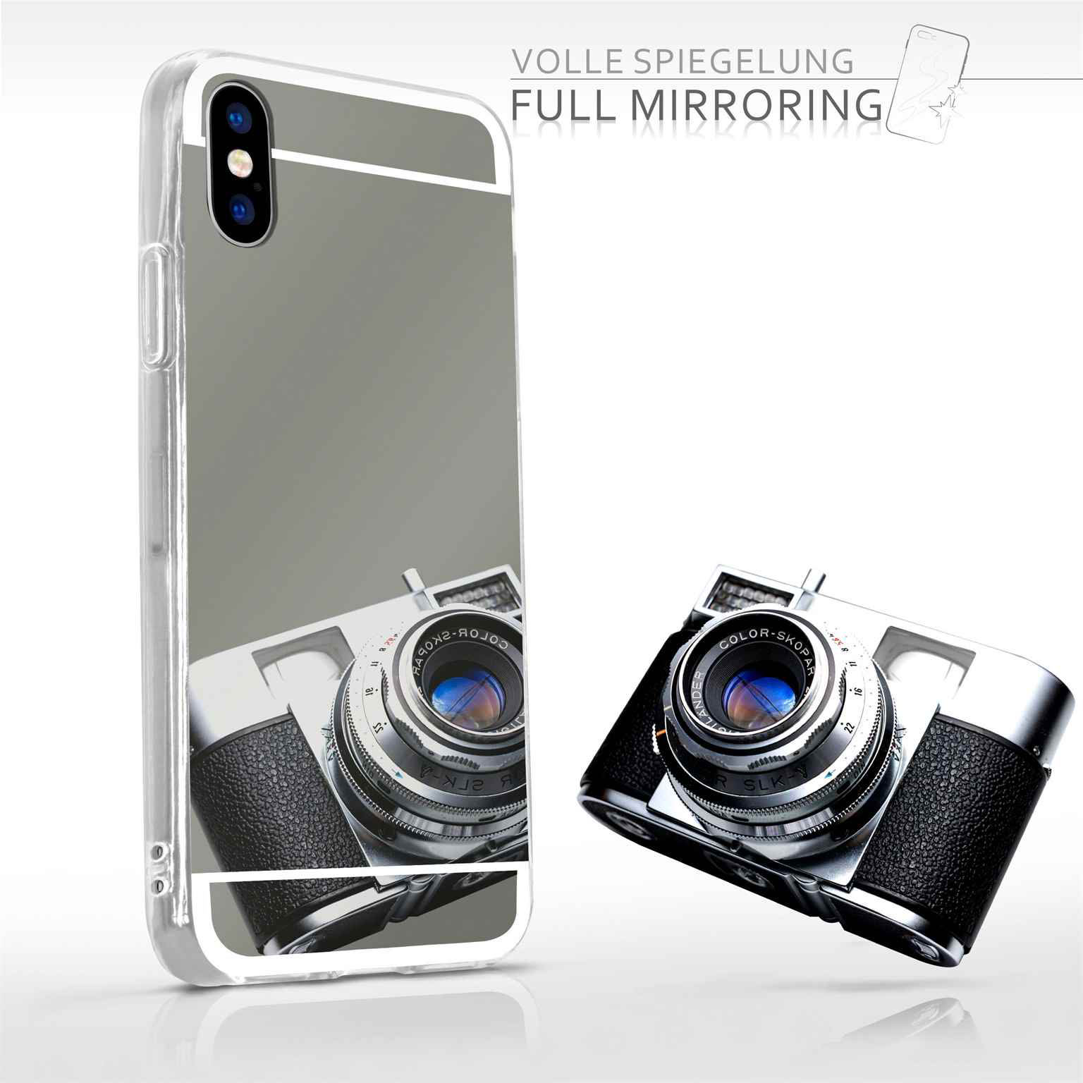 moex Mirror Case iPhone X Spiegelhülle – Weiteres Produktbild 3