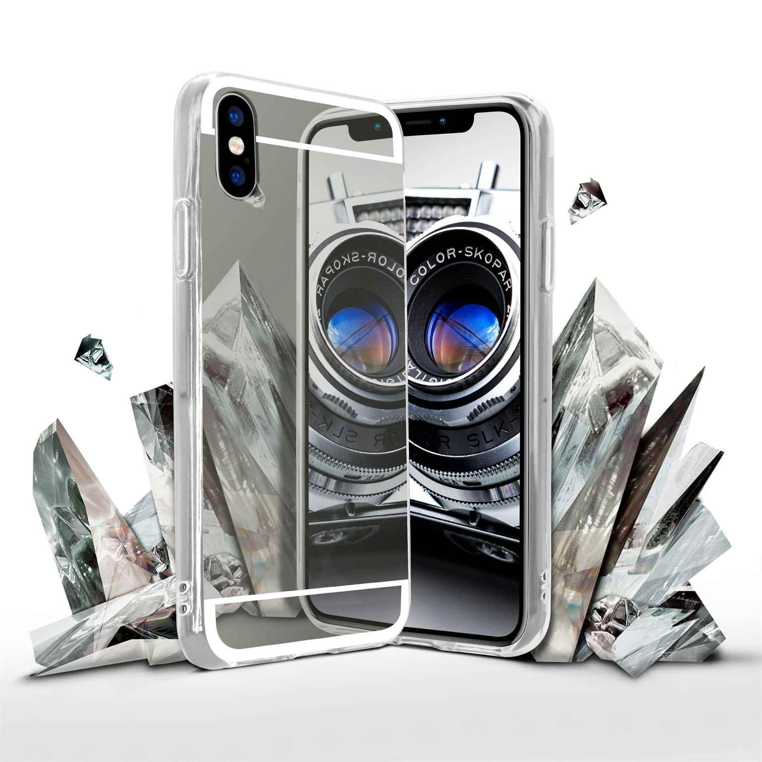 moex Mirror Case iPhone X Spiegelhülle – Weiteres Produktbild 6 moex Mirror Case iPhone X Spiegelhülle – Weiteres Produktbild 6