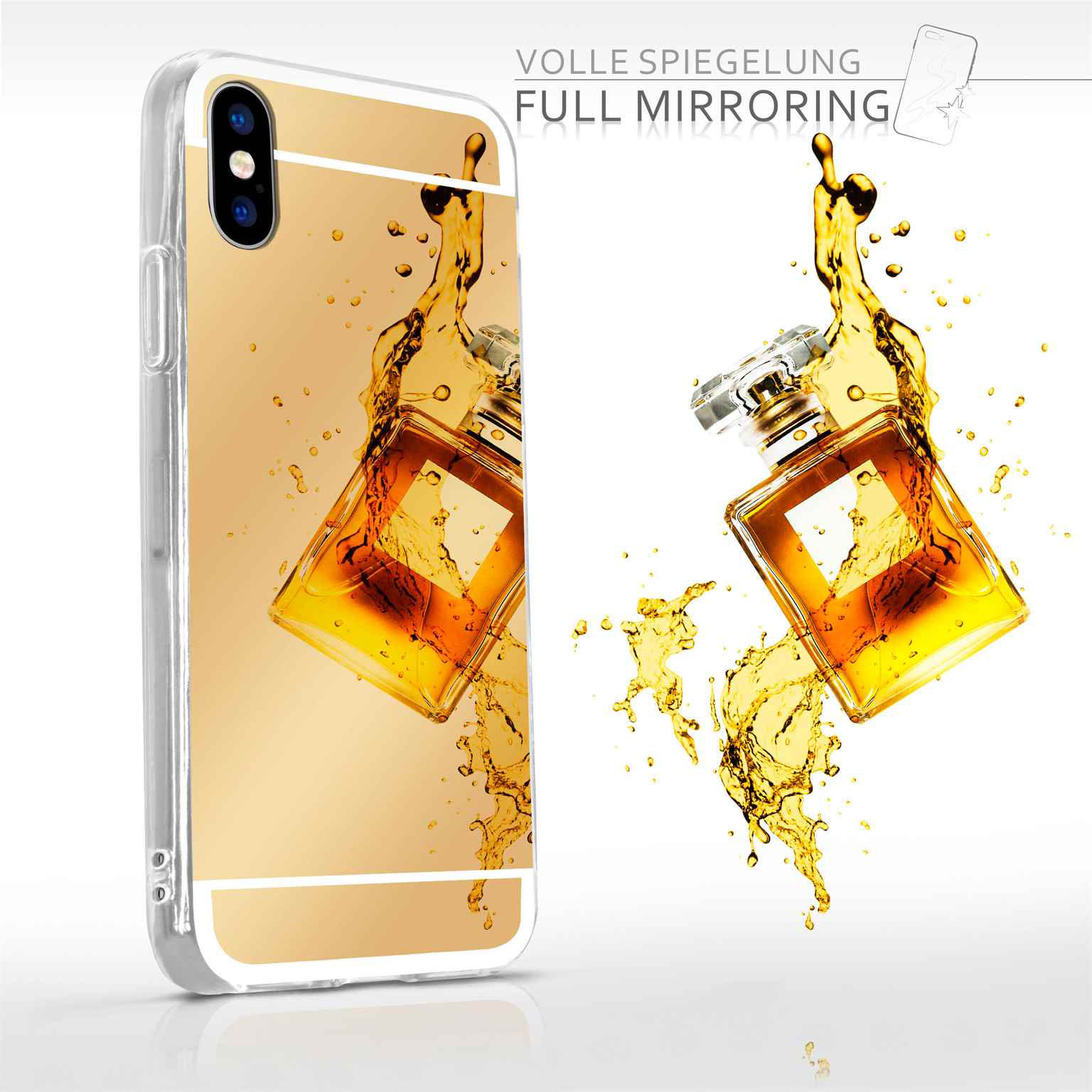 moex Mirror Case iPhone XS Spiegelhülle – Weiteres Produktbild 4 moex Mirror Case iPhone XS Spiegelhülle – Weiteres Produktbild 4