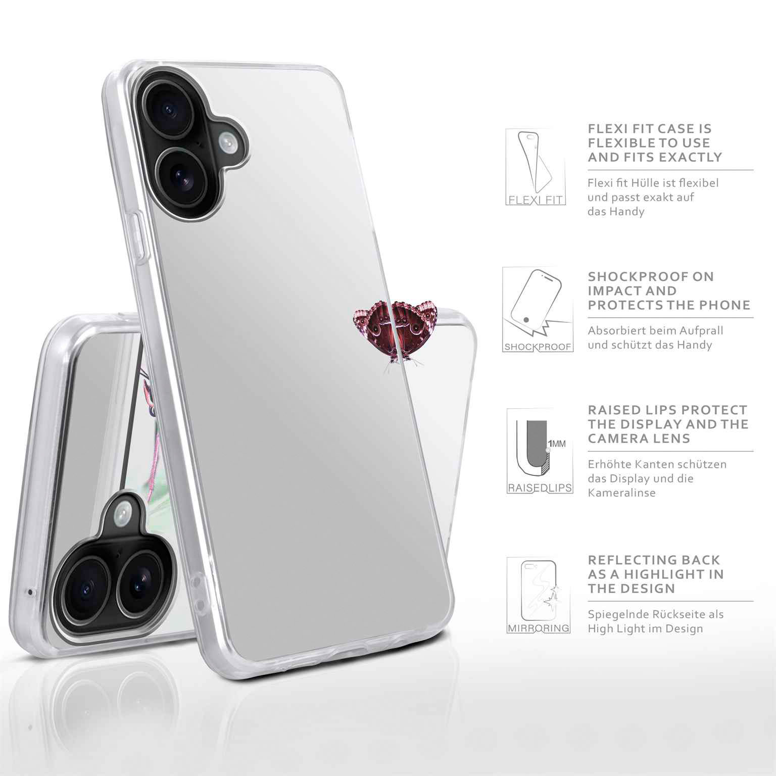 moex Mirror Case iPhone 17 Spiegelhülle – Weiteres Produktbild 2 moex Mirror Case iPhone 17 Spiegelhülle – Weiteres Produktbild 2