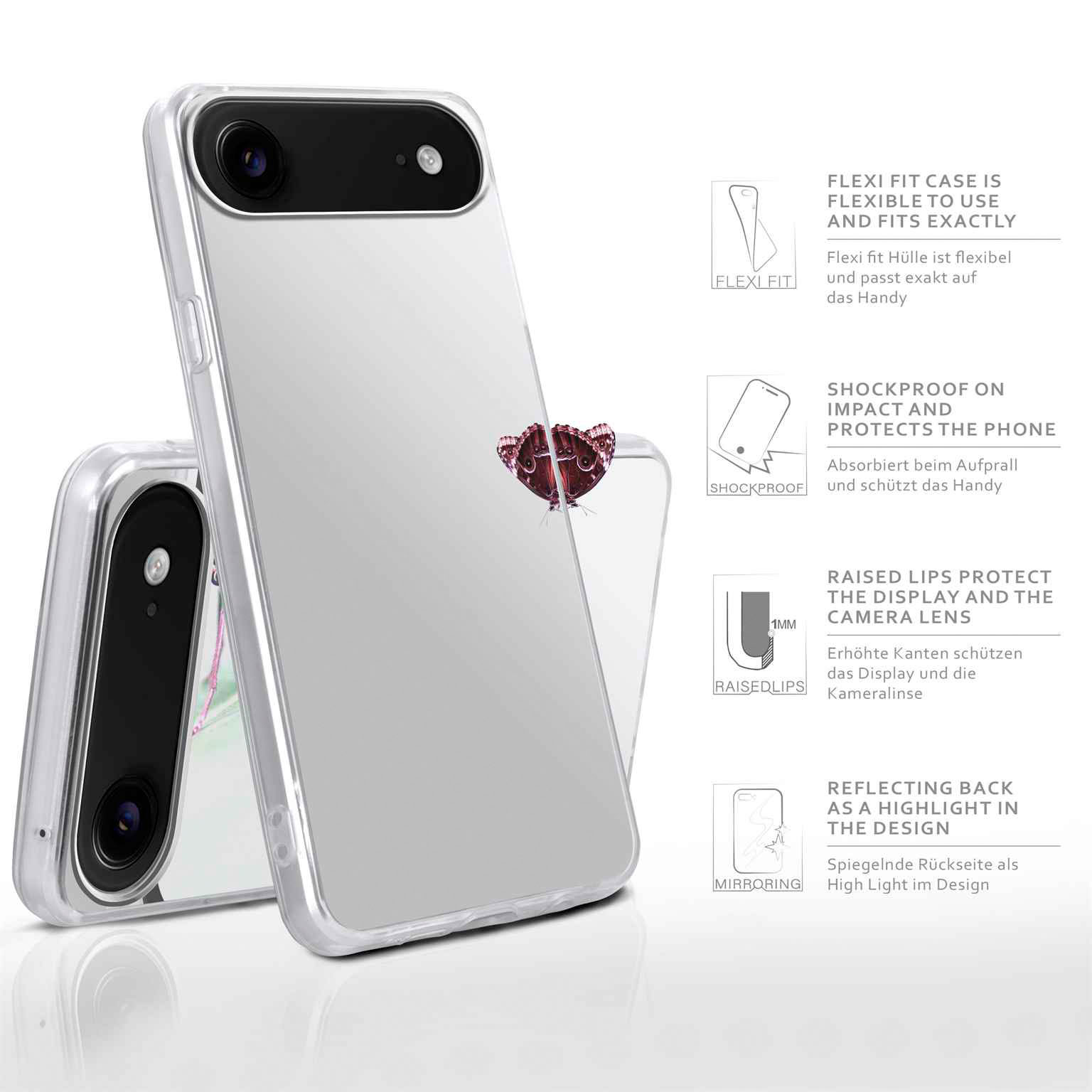 moex Mirror Case iPhone Air Spiegelhülle – Weiteres Produktbild 2