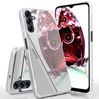 moex Mirror Case Samsung Galaxy A14 5G Spiegelhülle – Silber moex Mirror Case Samsung Galaxy A14 5G Spiegelhülle – Silber