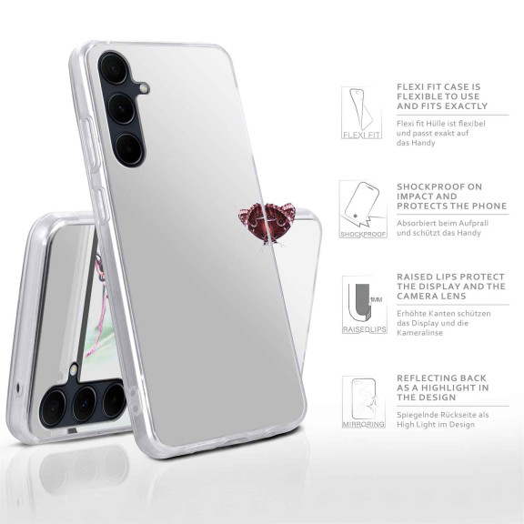 moex Mirror Case Samsung Galaxy A35 5G Spiegelhülle – Weiteres Produktbild 2