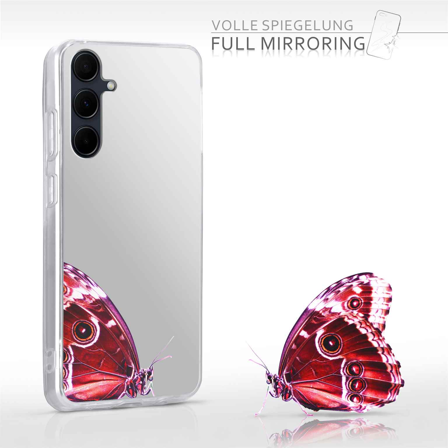 moex Mirror Case Samsung Galaxy A35 5G Spiegelhülle – Weiteres Produktbild 4 moex Mirror Case Samsung Galaxy A35 5G Spiegelhülle – Weiteres Produktbild 4