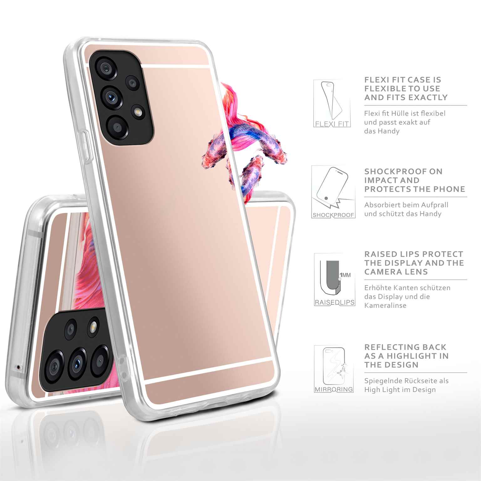 moex Mirror Case Samsung Galaxy A53 5G Spiegelhülle – Weiteres Produktbild 2
