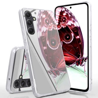 moex Mirror Case Samsung Galaxy A54 5G Spiegelhülle – Silber moex Mirror Case Samsung Galaxy A54 5G Spiegelhülle – Silber