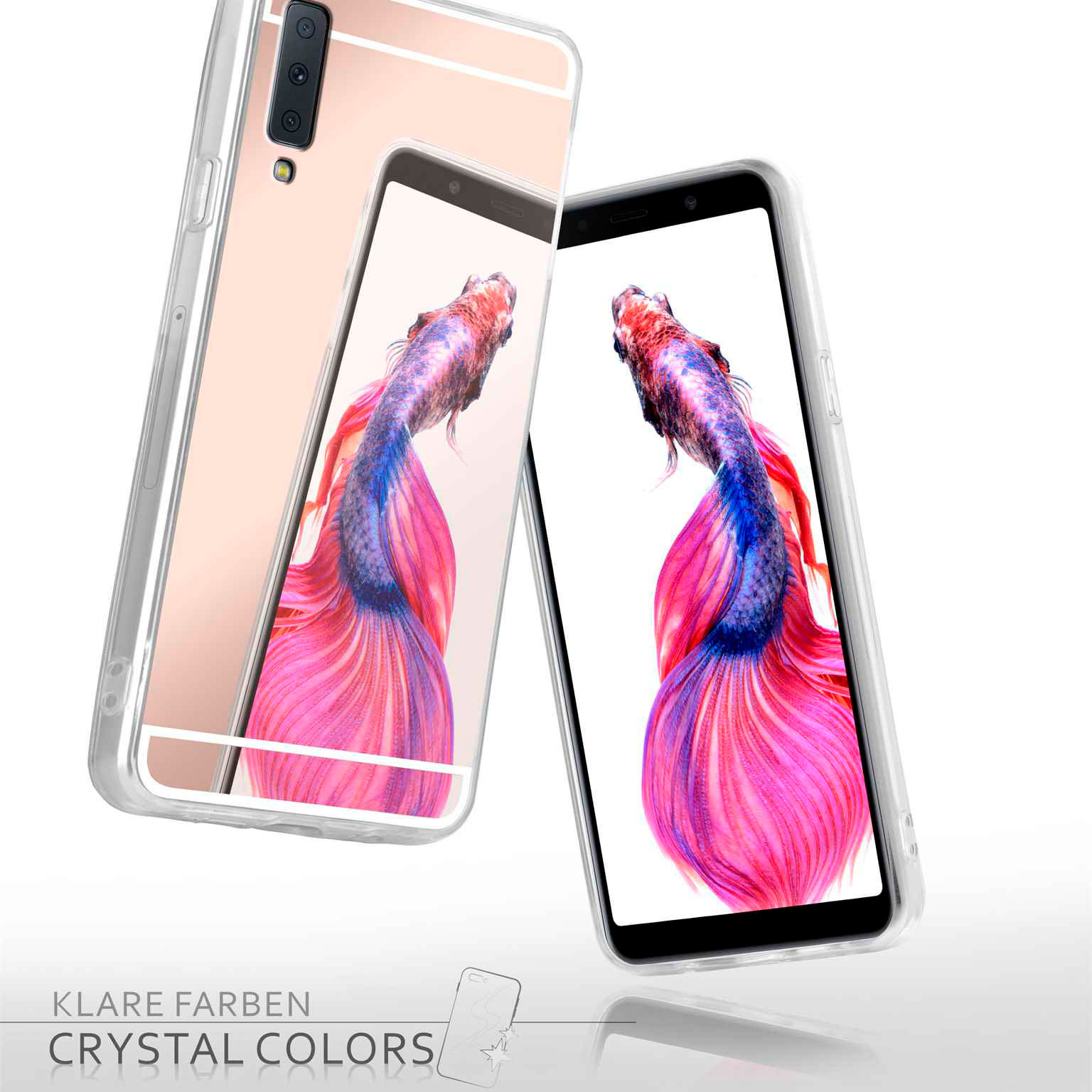 moex Mirror Case Samsung Galaxy A7 (2018) Spiegelhülle – Weiteres Produktbild 4
