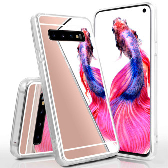 moex Mirror Case Samsung Galaxy S10 Spiegelhülle – Rose-Gold moex Mirror Case Samsung Galaxy S10 Spiegelhülle – Rose-Gold