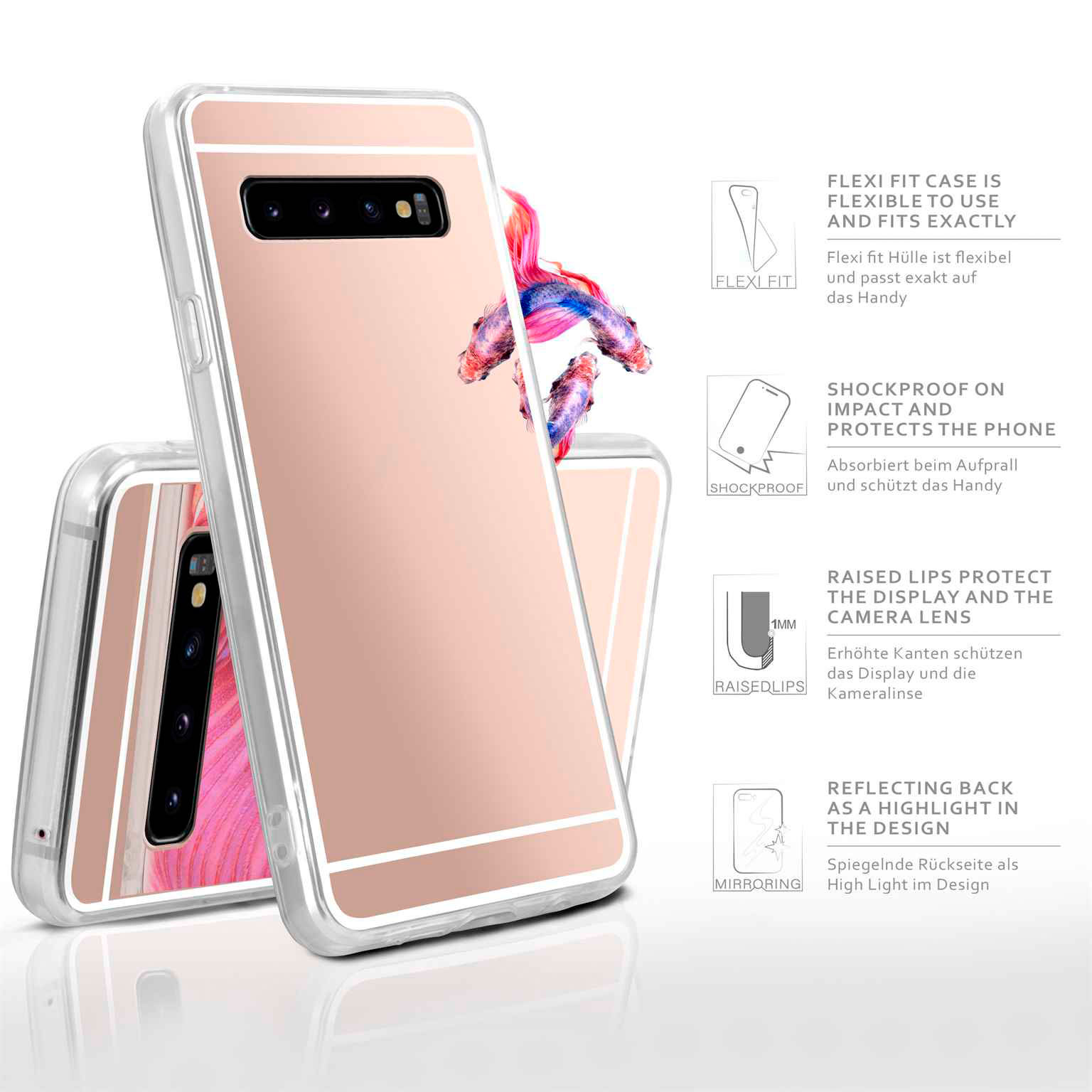 moex Mirror Case Samsung Galaxy S10 Spiegelhülle – Weiteres Produktbild 1