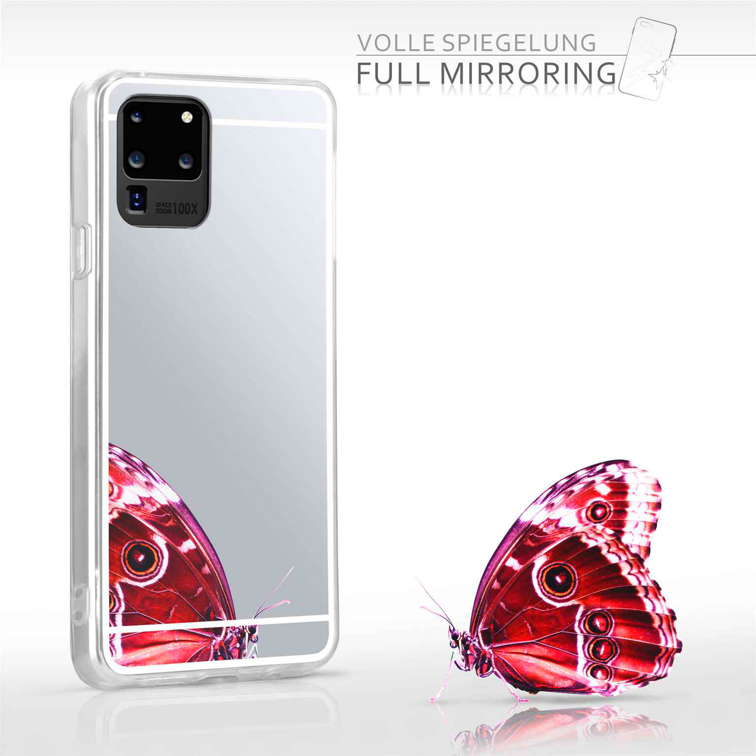 moex Mirror Case Samsung Galaxy S20 Ultra 5G Spiegelhülle – Weiteres Produktbild 4