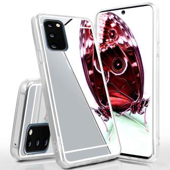 moex Mirror Case Samsung Galaxy S20 Spiegelhülle – Silber