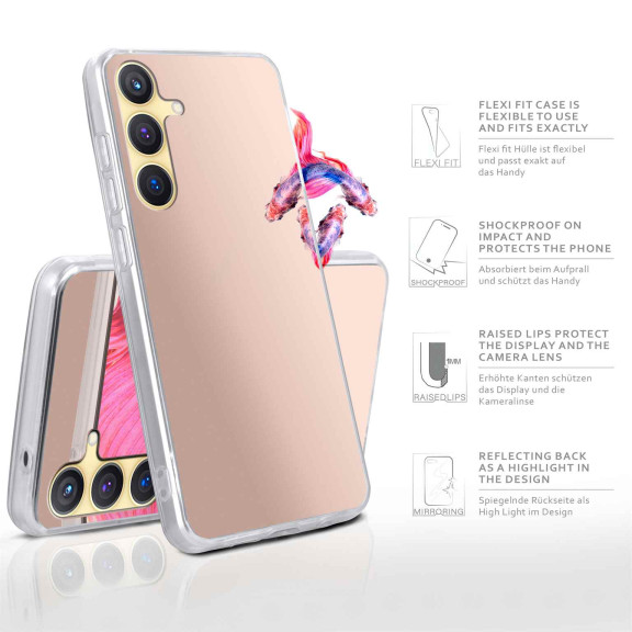 moex Mirror Case Samsung Galaxy S24 Spiegelhülle – Weiteres Produktbild 2 moex Mirror Case Samsung Galaxy S24 Spiegelhülle – Weiteres Produktbild 2