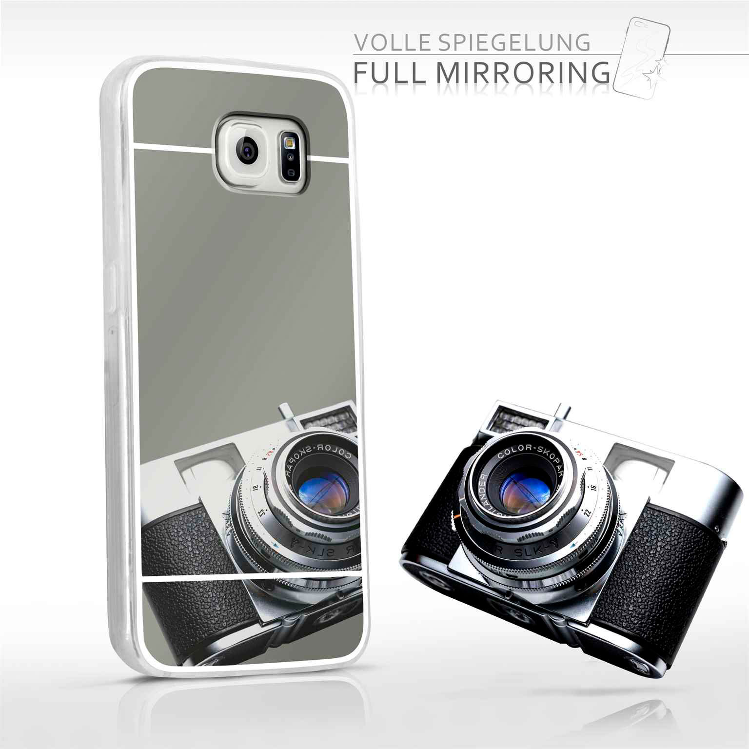 moex Mirror Case Samsung Galaxy S6 Edge Spiegelhülle – Weiteres Produktbild 4 moex Mirror Case Samsung Galaxy S6 Edge Spiegelhülle – Weiteres Produktbild 4