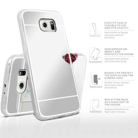 moex Mirror Case Samsung Galaxy S6 Edge Spiegelhülle – Weiteres Produktbild 2