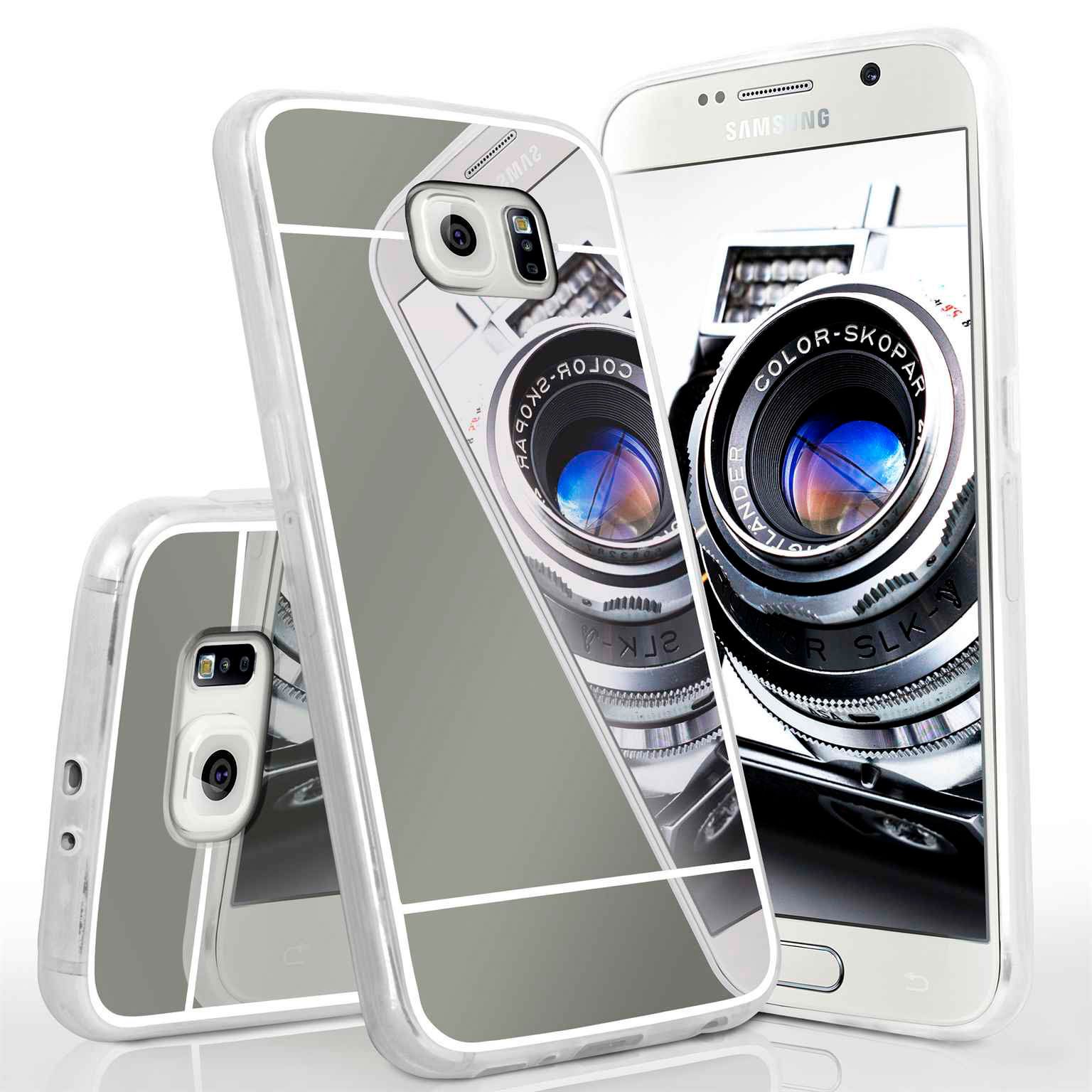 moex Mirror Case Samsung Galaxy S6 Spiegelhülle – Weiteres Produktbild 1 moex Mirror Case Samsung Galaxy S6 Spiegelhülle – Weiteres Produktbild 1