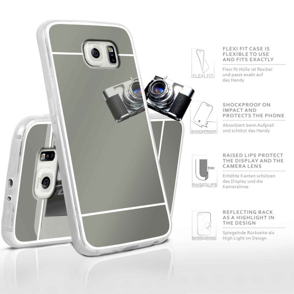 moex Mirror Case Samsung Galaxy S6 Spiegelhülle – Weiteres Produktbild 2