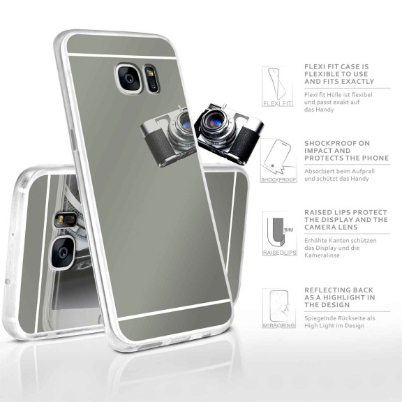 moex Mirror Case Samsung Galaxy S7 Edge Spiegelhülle – Weiteres Produktbild 2 moex Mirror Case Samsung Galaxy S7 Edge Spiegelhülle – Weiteres Produktbild 2