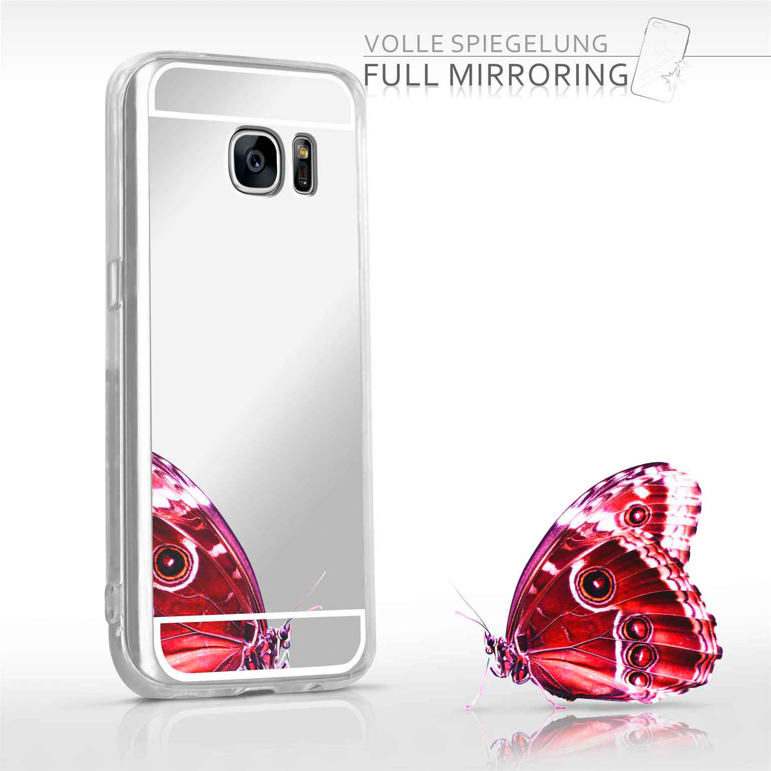 moex Mirror Case Samsung Galaxy S7 Spiegelhülle – Weiteres Produktbild 4 moex Mirror Case Samsung Galaxy S7 Spiegelhülle – Weiteres Produktbild 4