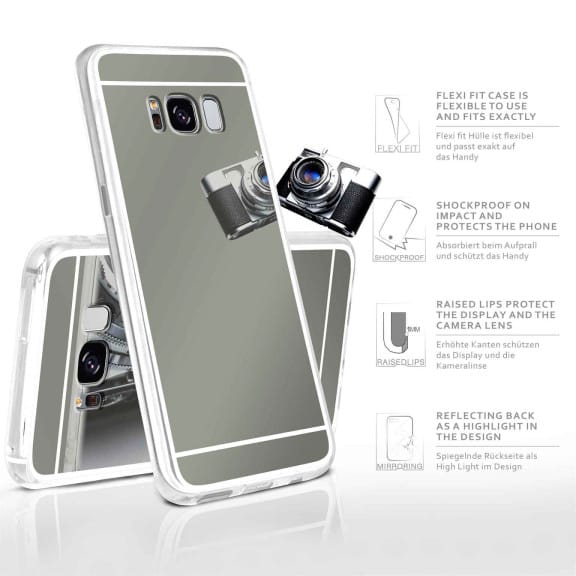 moex Mirror Case Samsung Galaxy S8 Plus Spiegelhülle – Weiteres Produktbild 2 moex Mirror Case Samsung Galaxy S8 Plus Spiegelhülle – Weiteres Produktbild 2