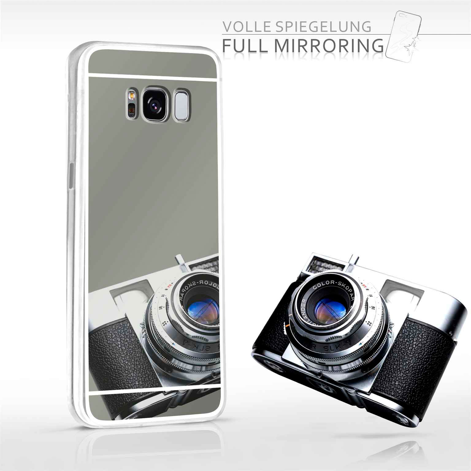 moex Mirror Case Samsung Galaxy S8 Plus Spiegelhülle – Weiteres Produktbild 3