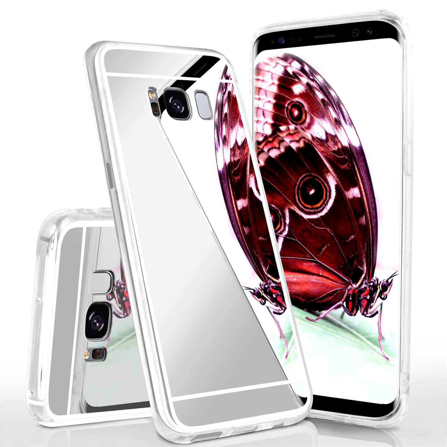 moex Mirror Case Samsung Galaxy S8 Plus Spiegelhülle – Weiteres Produktbild 1 moex Mirror Case Samsung Galaxy S8 Plus Spiegelhülle – Weiteres Produktbild 1