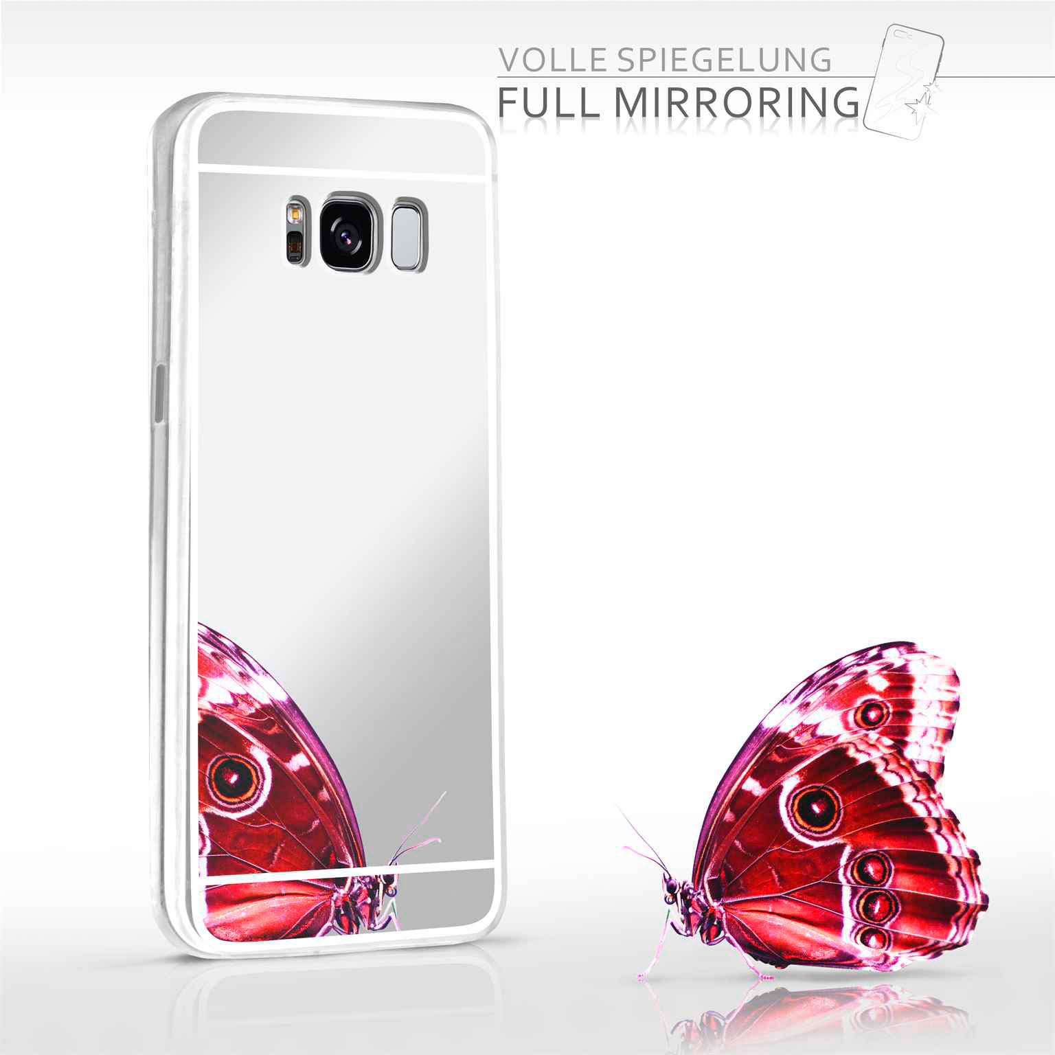 moex Mirror Case Samsung Galaxy S8 Plus Spiegelhülle – Weiteres Produktbild 3
