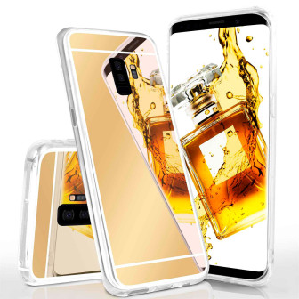 moex Mirror Case Samsung Galaxy S9 Plus Spiegelhülle – Gold moex Mirror Case Samsung Galaxy S9 Plus Spiegelhülle – Gold