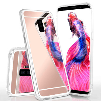moex moex Mirror Case Samsung Galaxy S9 Plus Spiegelhülle – Rose-Gold