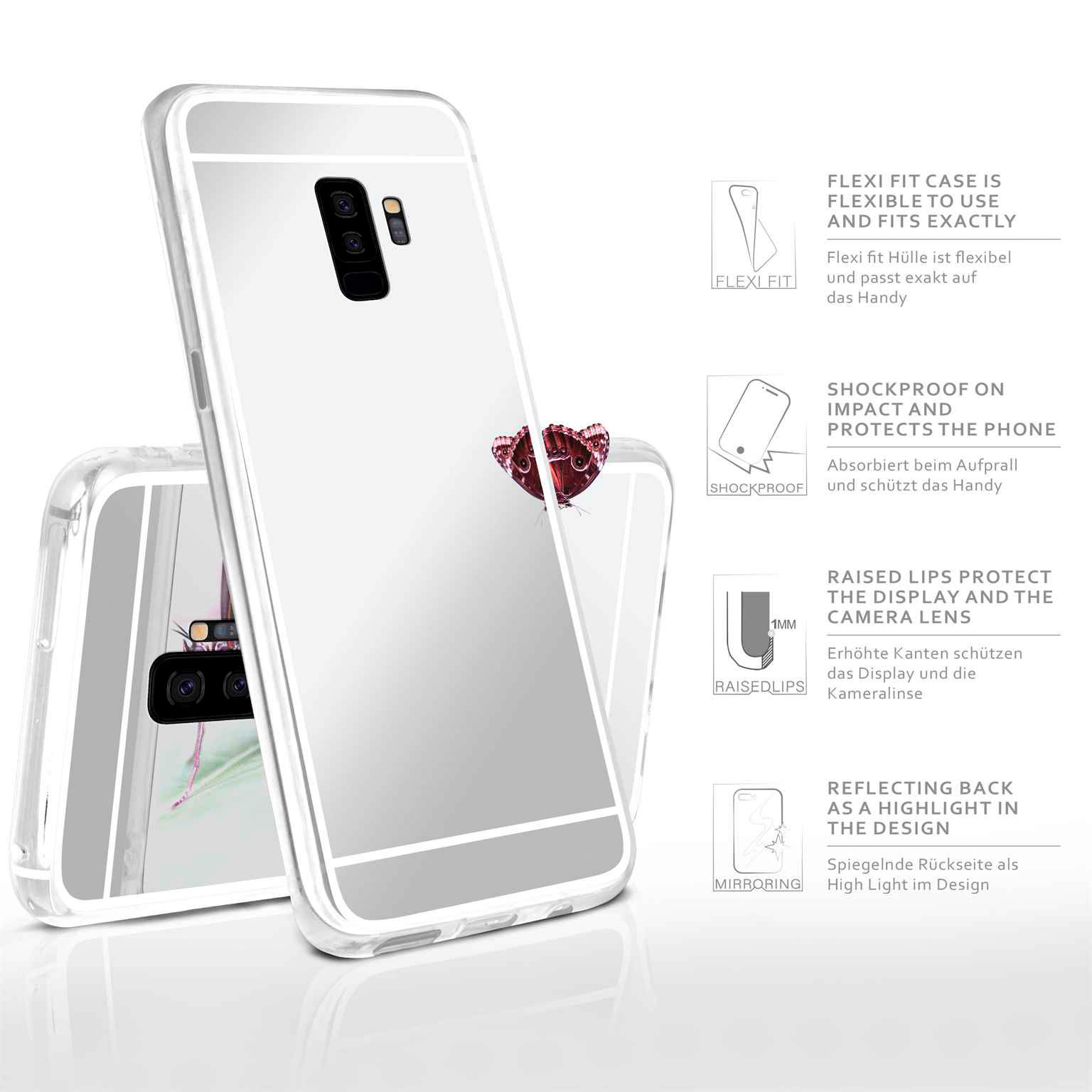 moex Mirror Case Samsung Galaxy S9 Plus Spiegelhülle – Weiteres Produktbild 2 moex Mirror Case Samsung Galaxy S9 Plus Spiegelhülle – Weiteres Produktbild 2