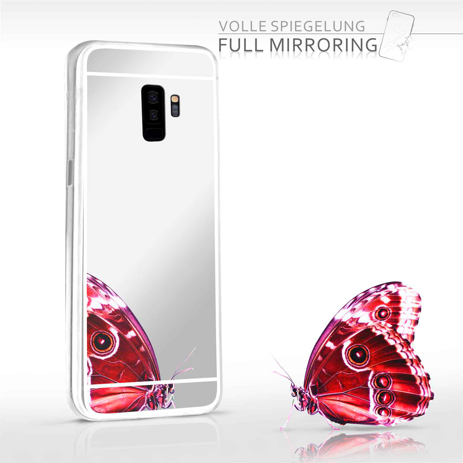 moex Mirror Case Samsung Galaxy S9 Plus Spiegelhülle – Weiteres Produktbild 4 moex Mirror Case Samsung Galaxy S9 Plus Spiegelhülle – Weiteres Produktbild 4