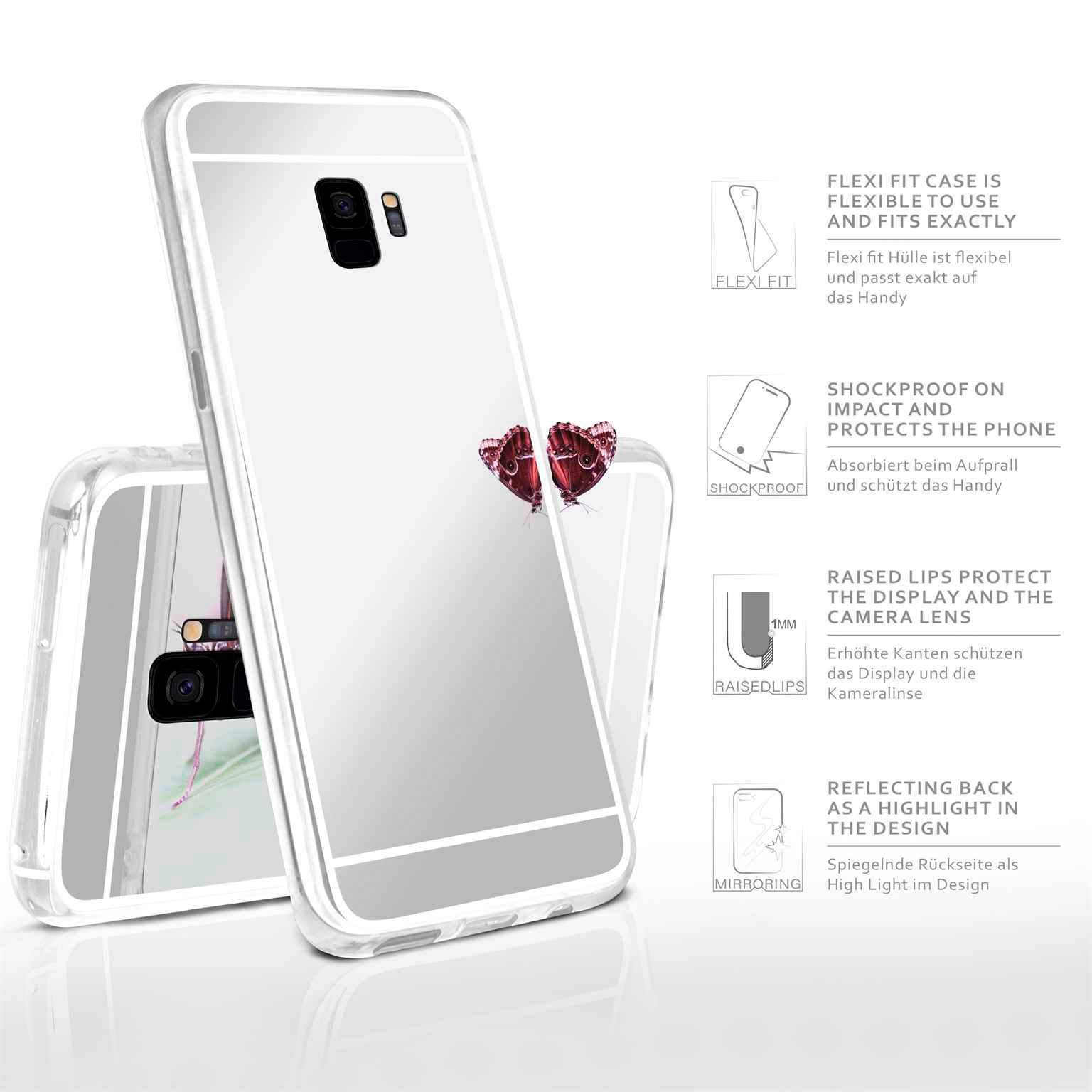 moex Mirror Case Samsung Galaxy S9 Spiegelhülle – Weiteres Produktbild 2 moex Mirror Case Samsung Galaxy S9 Spiegelhülle – Weiteres Produktbild 2