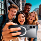 ONEFLOW Nova Case Samsung Galaxy S25 Edge Transparente Hülle mit MagSafe – Produktbild 5